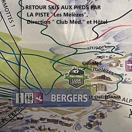 Le Christiania Les Bergers Lejlighed Alpe d'Huez Eksteriør billede